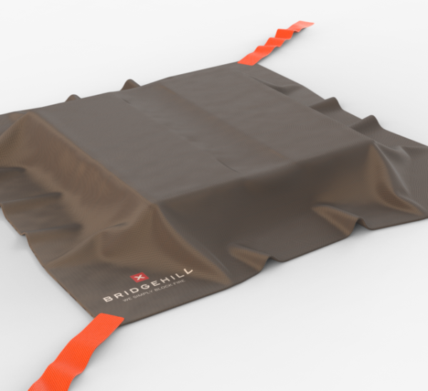 Lithium fire blanket